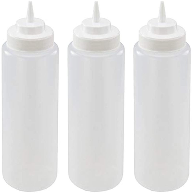 Great CredentialsÂ© Squeeze Bottles Clear Set of 3, 8-oz (8 OZ.) - Image 1